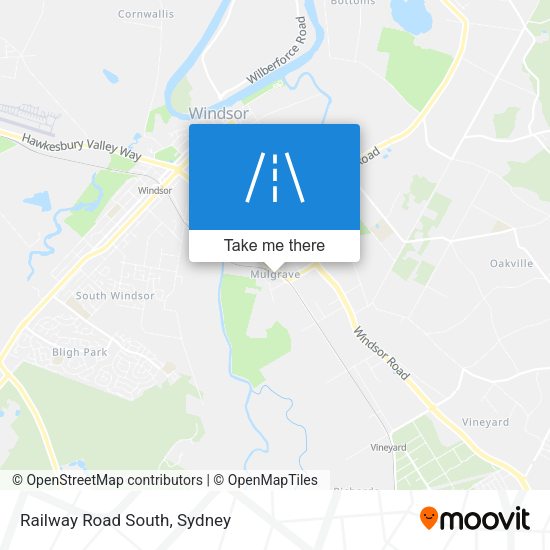 Railway Road South map