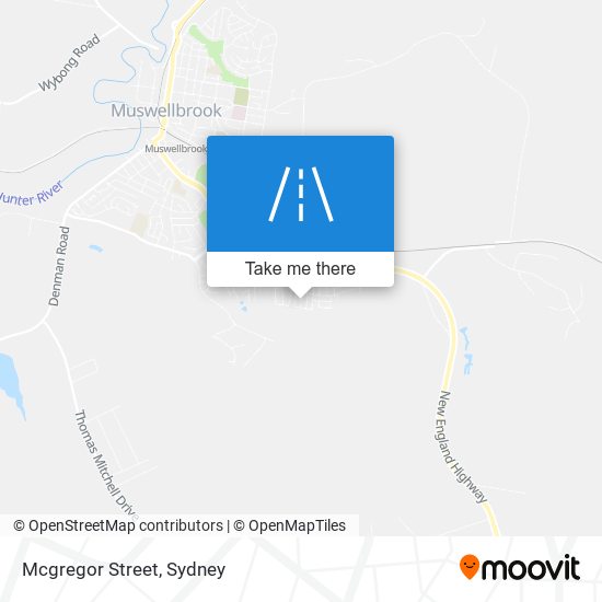 Mapa Mcgregor Street