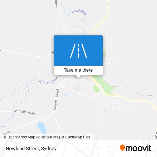 Mapa Nowland Street