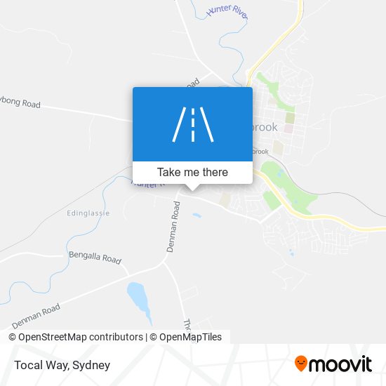 Tocal Way map