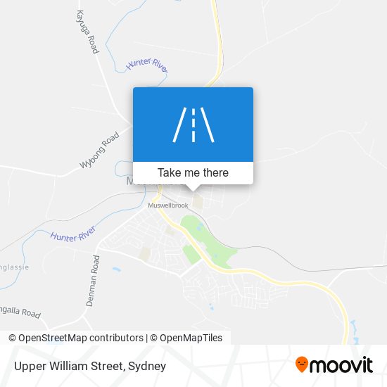 Upper William Street map