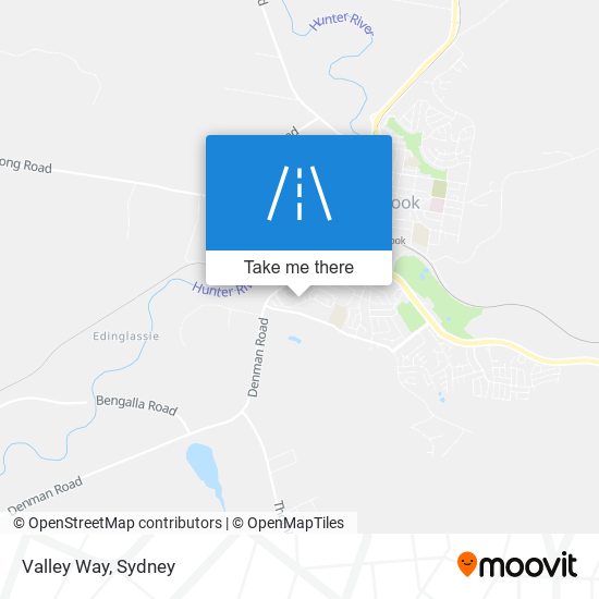 Valley Way map