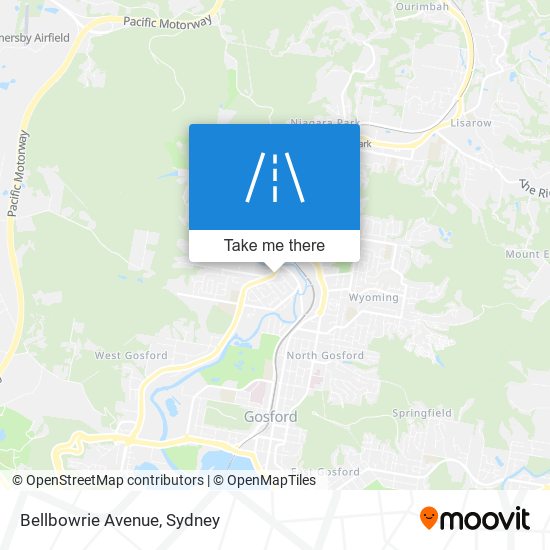 Bellbowrie Avenue map