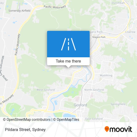 Pildara Street map