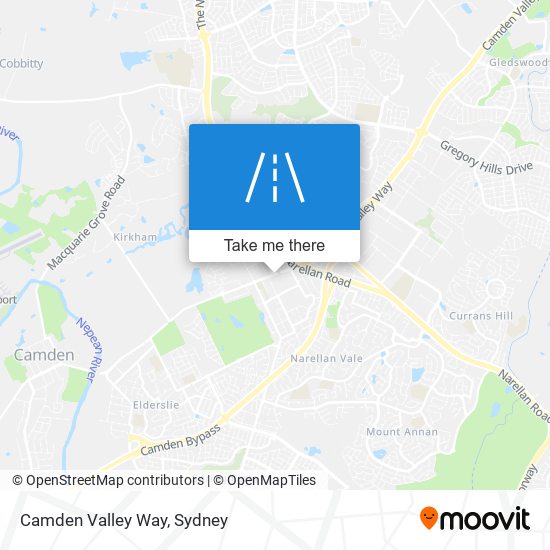 Mapa Camden Valley Way