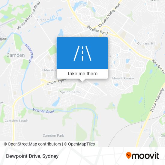 Dewpoint Drive map