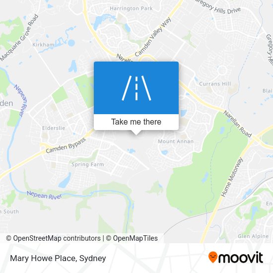 Mary Howe Place map