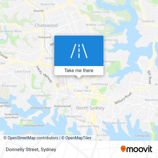 Donnelly Street map