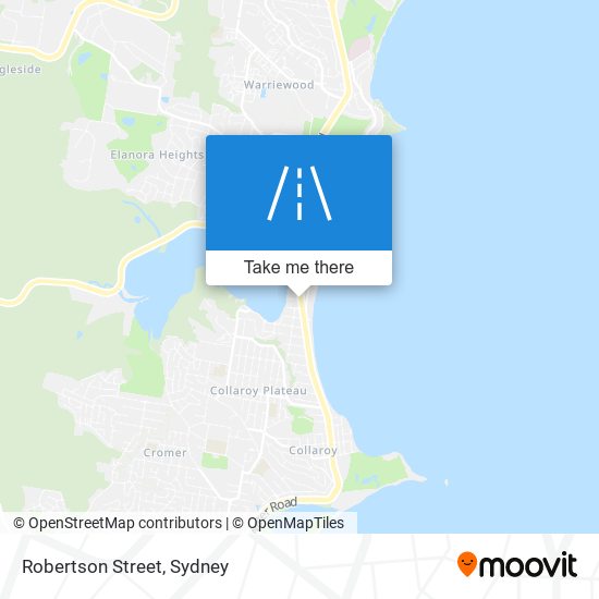 Robertson Street map