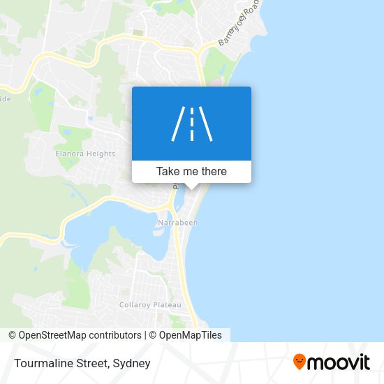 Tourmaline Street map