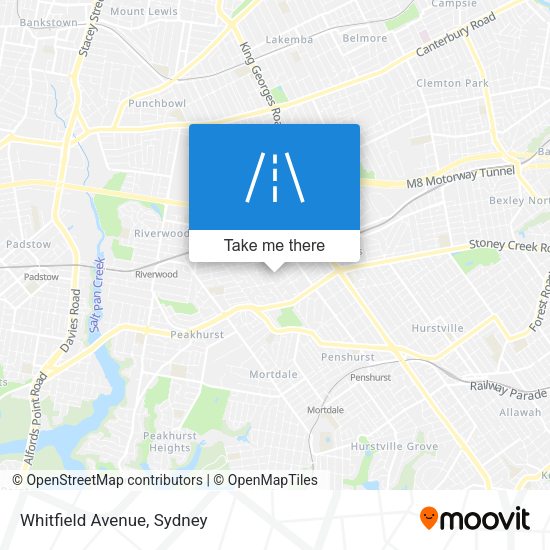 Whitfield Avenue map