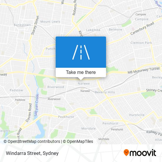 Windarra Street map