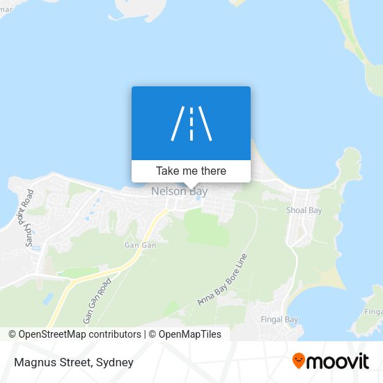 Magnus Street map