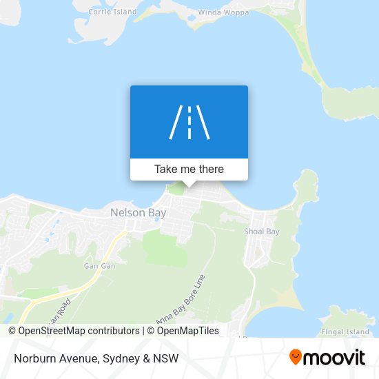 Norburn Avenue map