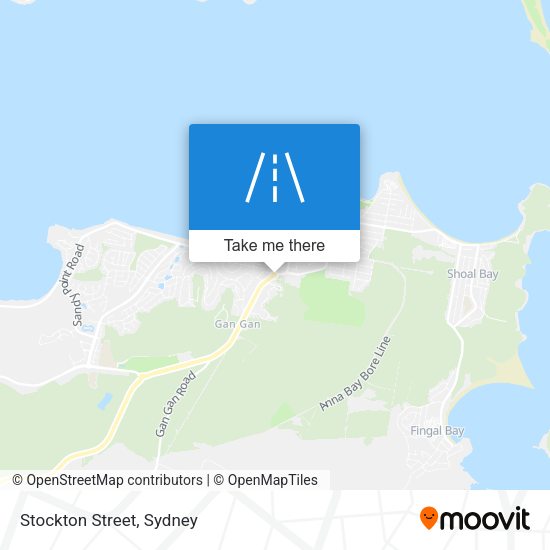 Stockton Street map