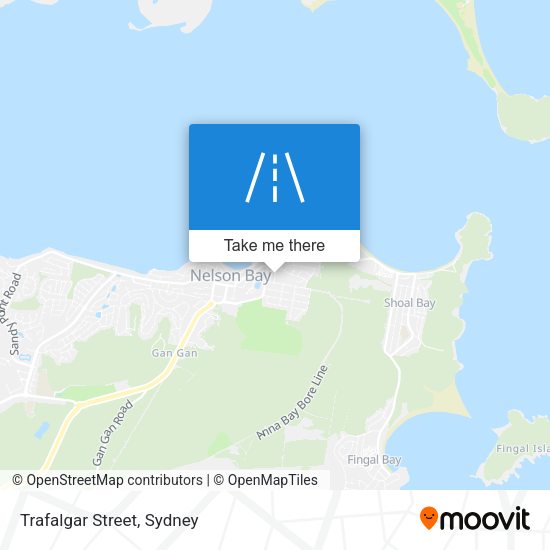 Trafalgar Street map
