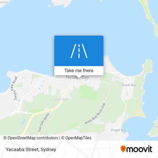 Yacaaba Street map