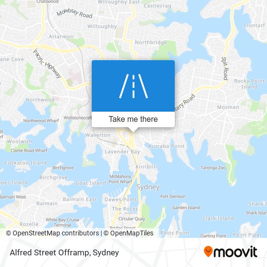 Alfred Street Offramp map