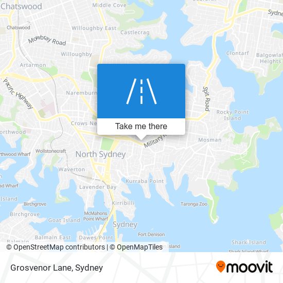 Grosvenor Lane map