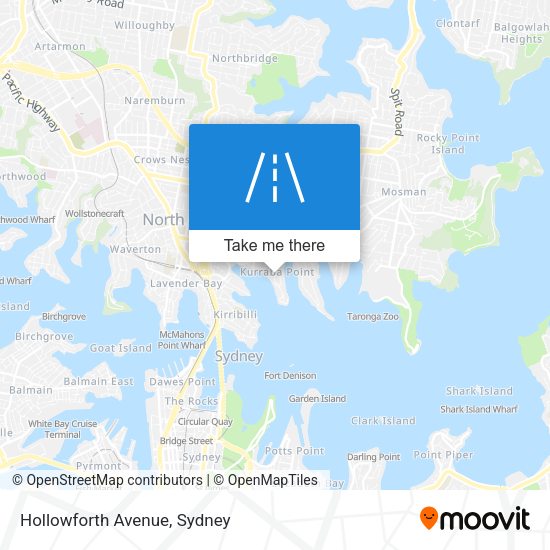 Hollowforth Avenue map