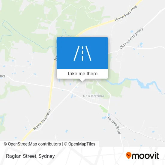 Mapa Raglan Street