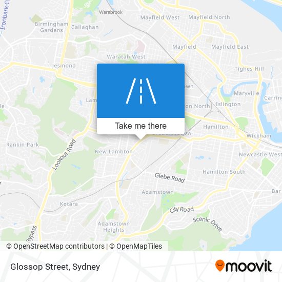 Glossop Street map