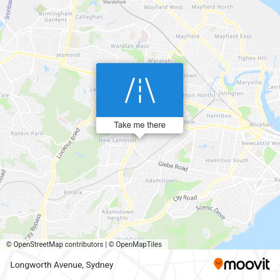 Longworth Avenue map