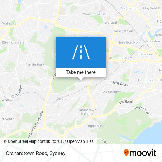 Orchardtown Road map
