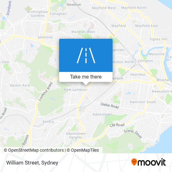 Mapa William Street