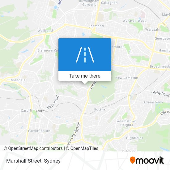 Marshall Street map