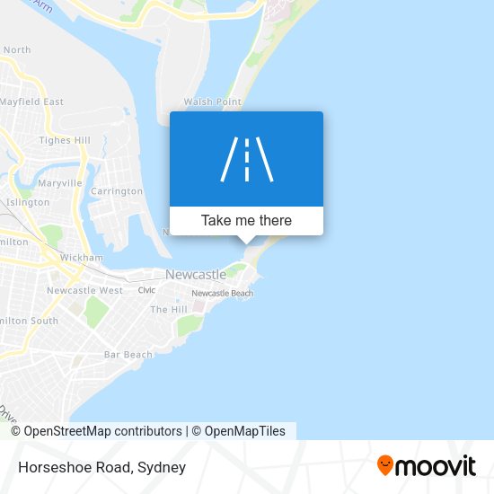 Horseshoe Road map