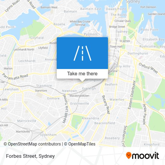 Forbes Street map