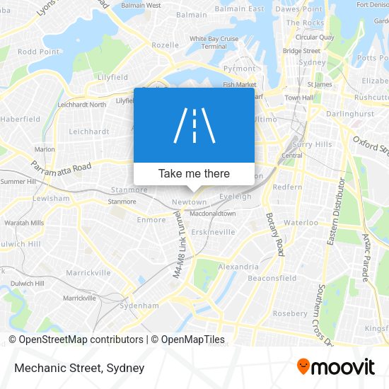 Mechanic Street map
