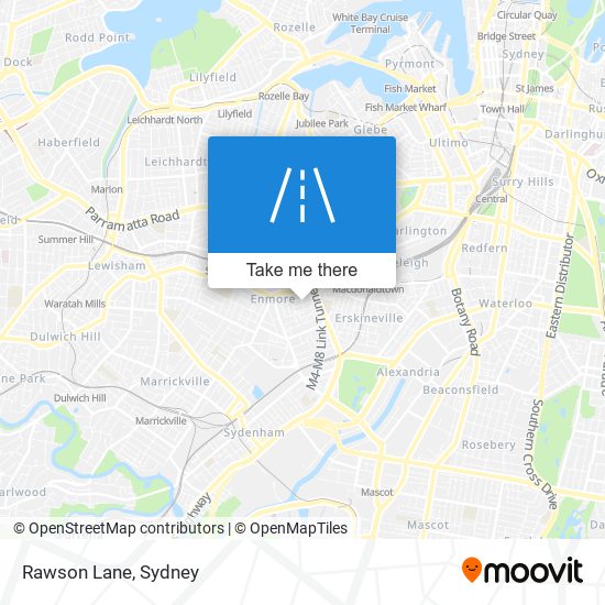 Rawson Lane map