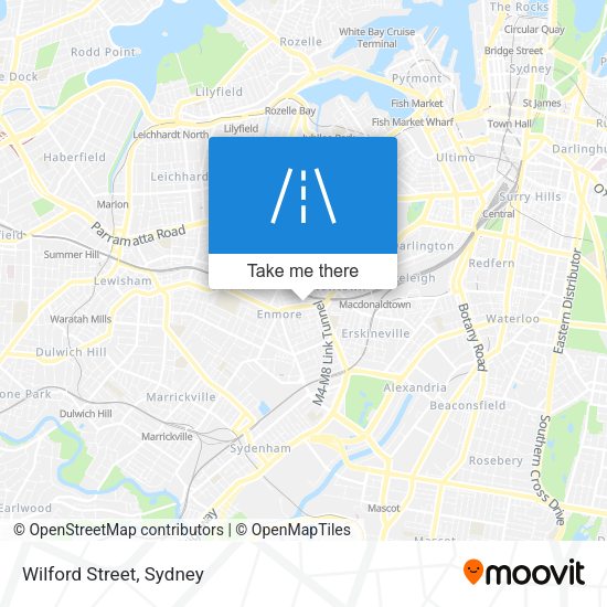 Wilford Street map