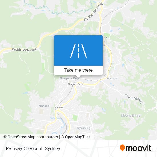 Railway Crescent map