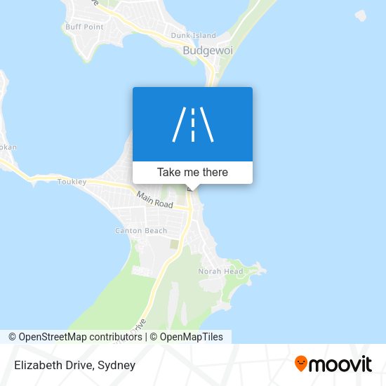 Elizabeth Drive map