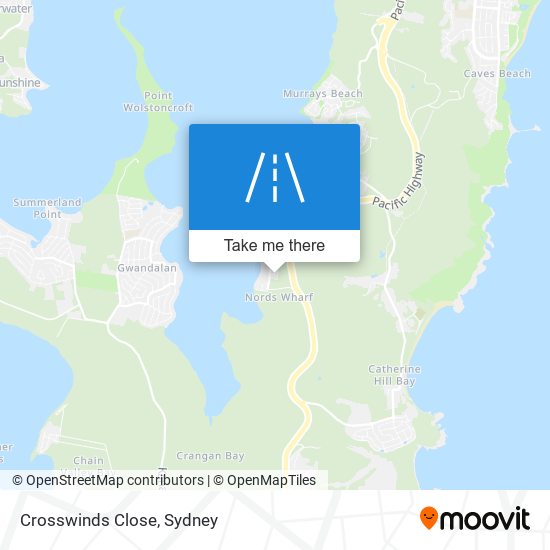 Crosswinds Close map