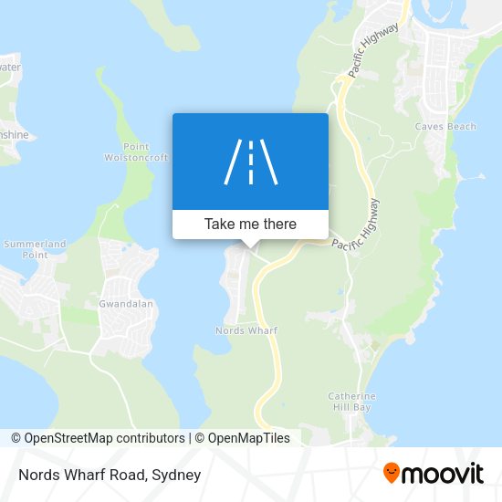 Nords Wharf Road map
