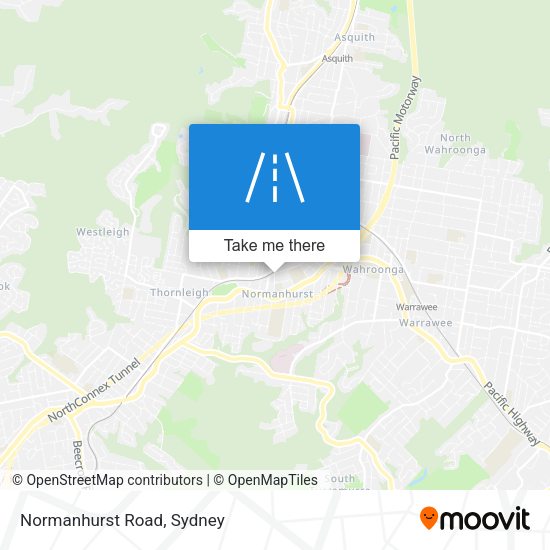 Normanhurst Road map