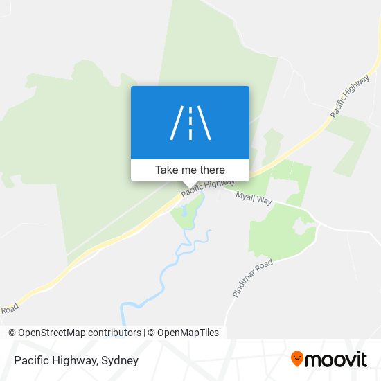 Pacific Highway map