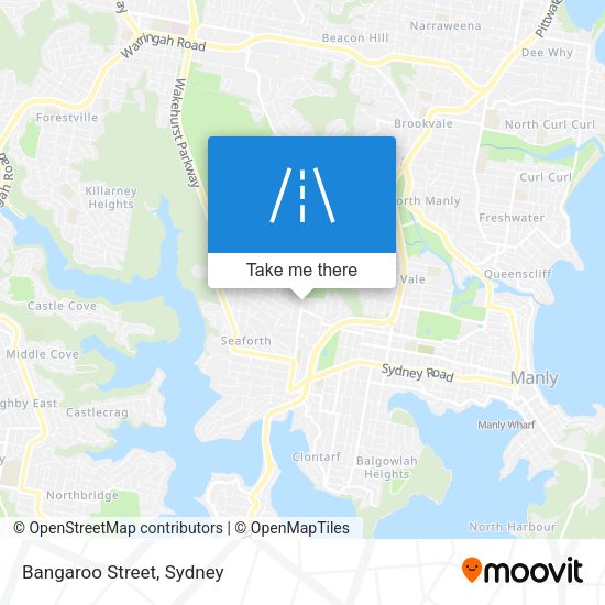 Bangaroo Street map