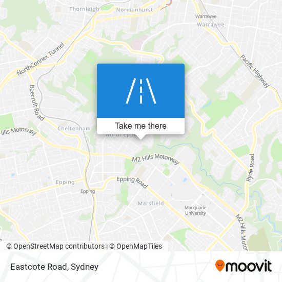 Mapa Eastcote Road