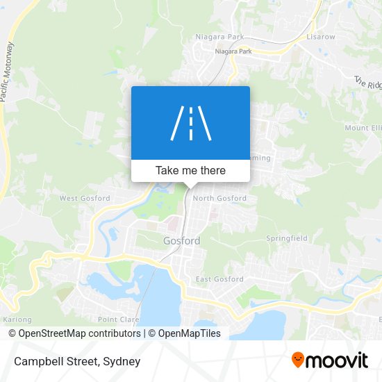 Campbell Street map