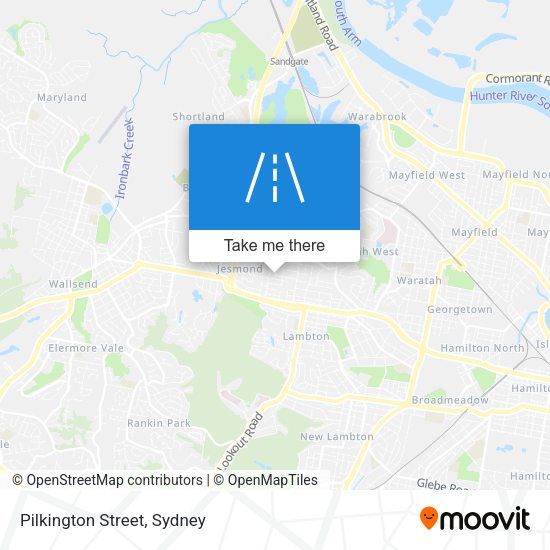 Pilkington Street map