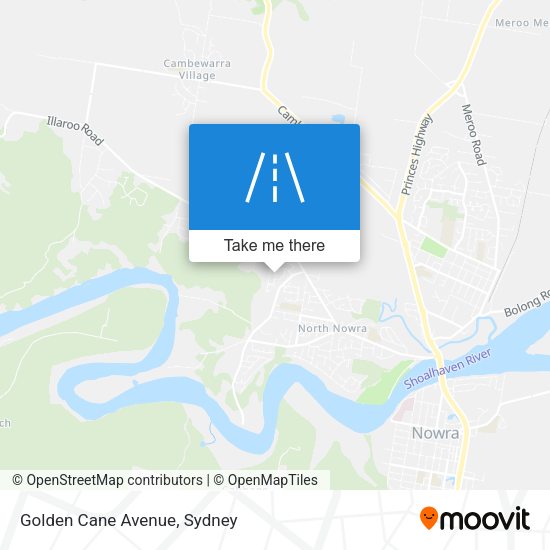 Golden Cane Avenue map