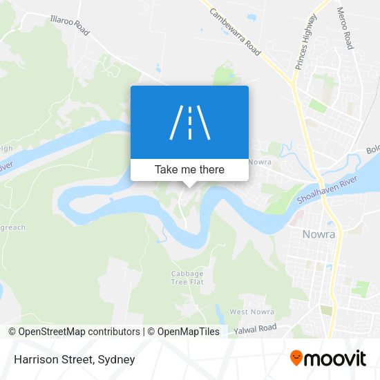 Harrison Street map