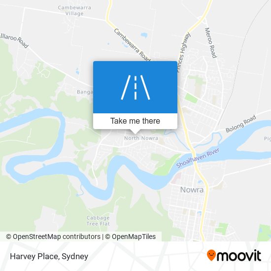 Harvey Place map