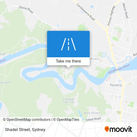 Shadel Street map