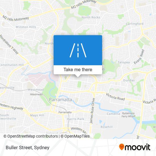 Buller Street map